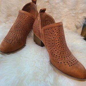 Ricky tan booties